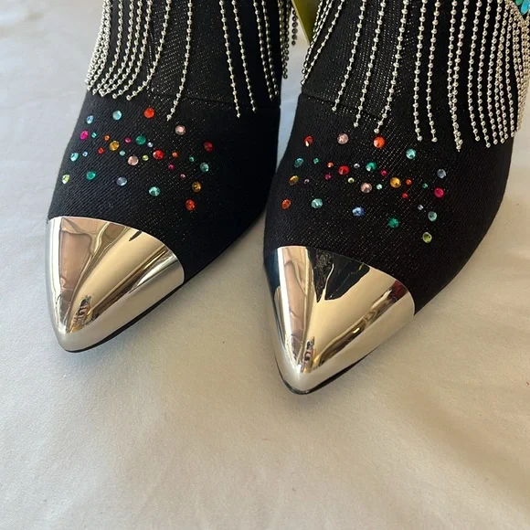 NWT NWOB $229 Gianni Bini Katrina Rainbow Heeled Boots - Picture 7 of 7